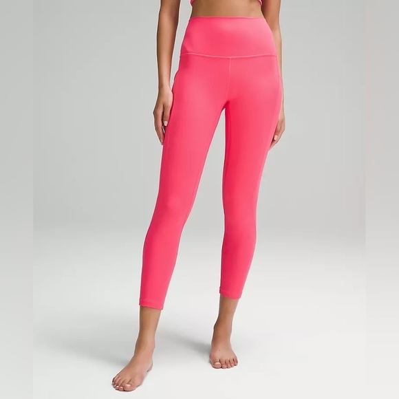 NWT Lululemon Pockets Align™ High-Rise Pant 25" In Lip Gloss - Picture 2 of 5